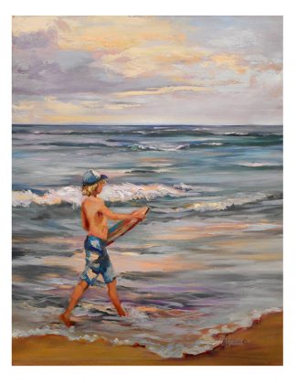 Swell Day III - Original Oil Painting -$450